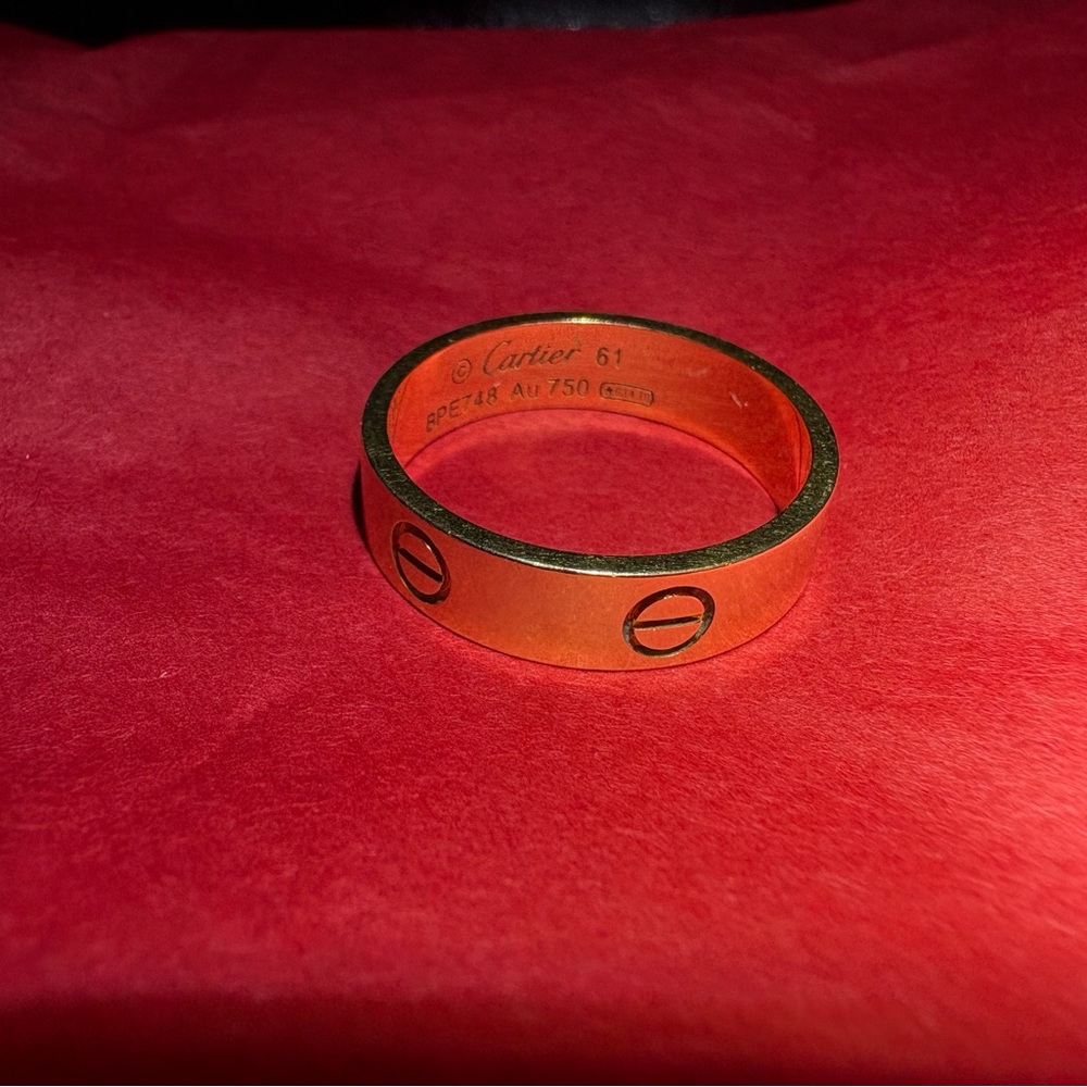 Cartier love ring classic model size61(us 9 1/2)